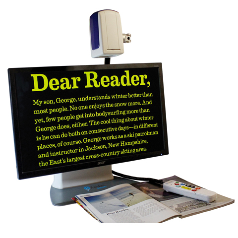PEARL Portable Magnifier and Reading Camera - New England Low Vision